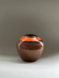 Mid Century Glazed Pottery Vase