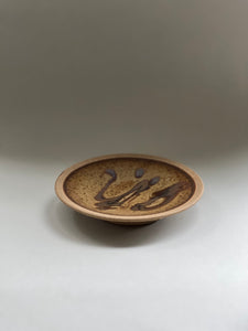 Small Glazed Pottery Plate